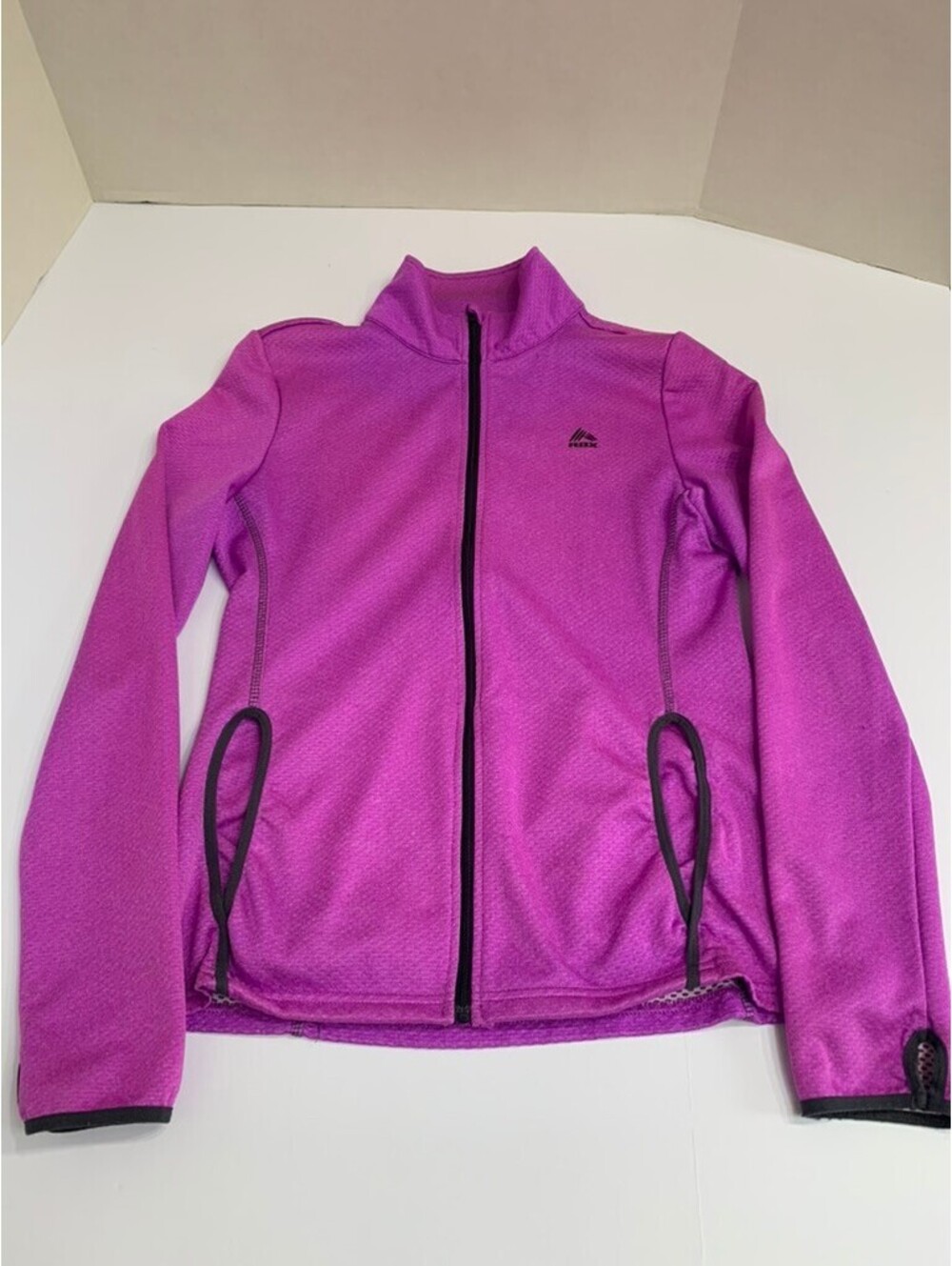 RBX Reebok Performance Athletic Full Zip Purple Magenta Jacket Size M